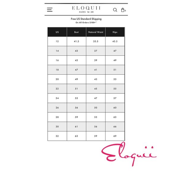 Eloquii Red Georgette Drama Sleeve Blouse Sz.26W - Picture 11 of 12